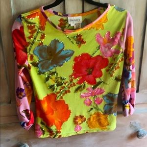 Beautiful sparkly colorful Top